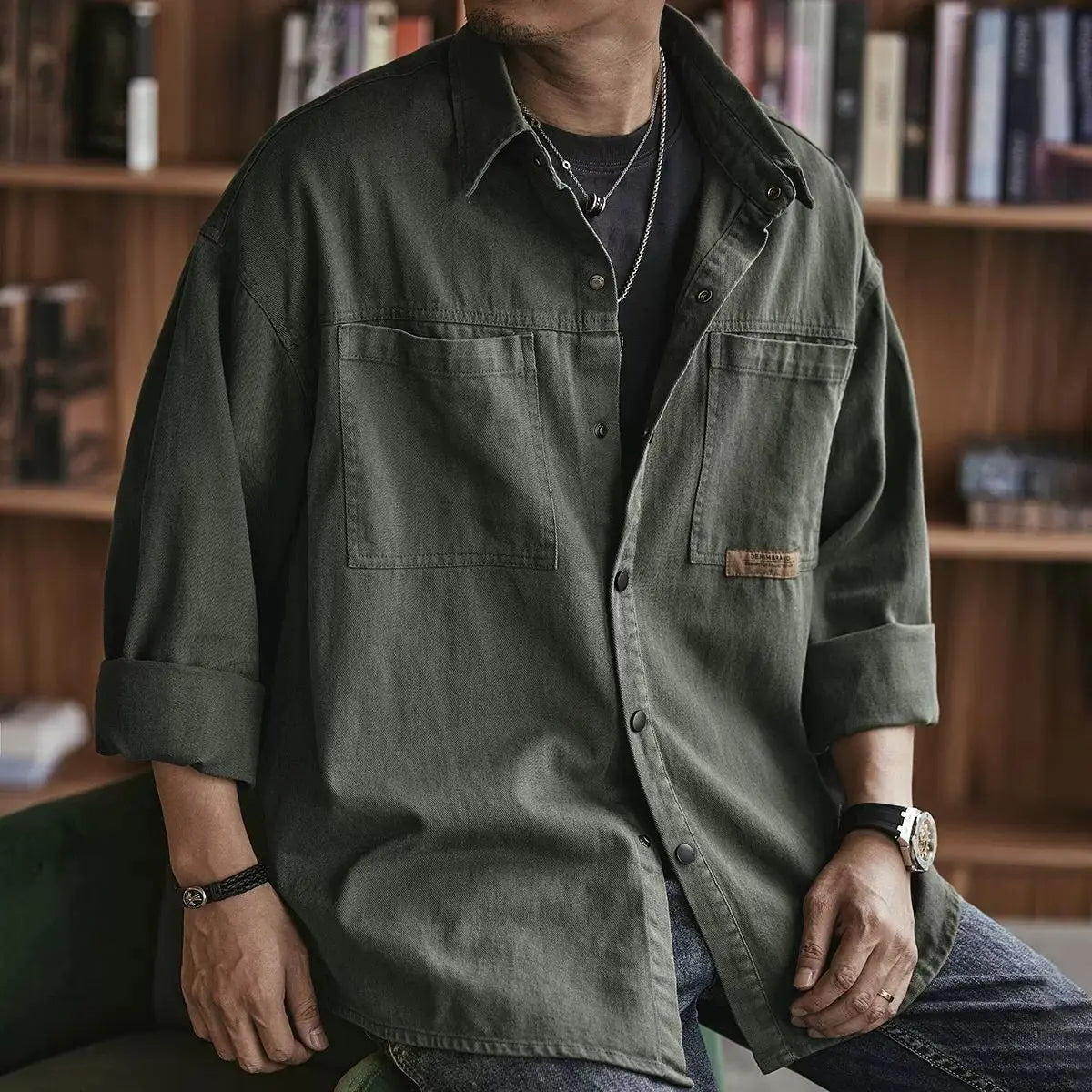 ARMAN RELAXED SHIRT JACKET