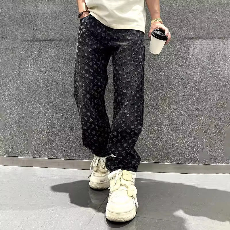 ENZO JACQUARD JEANS