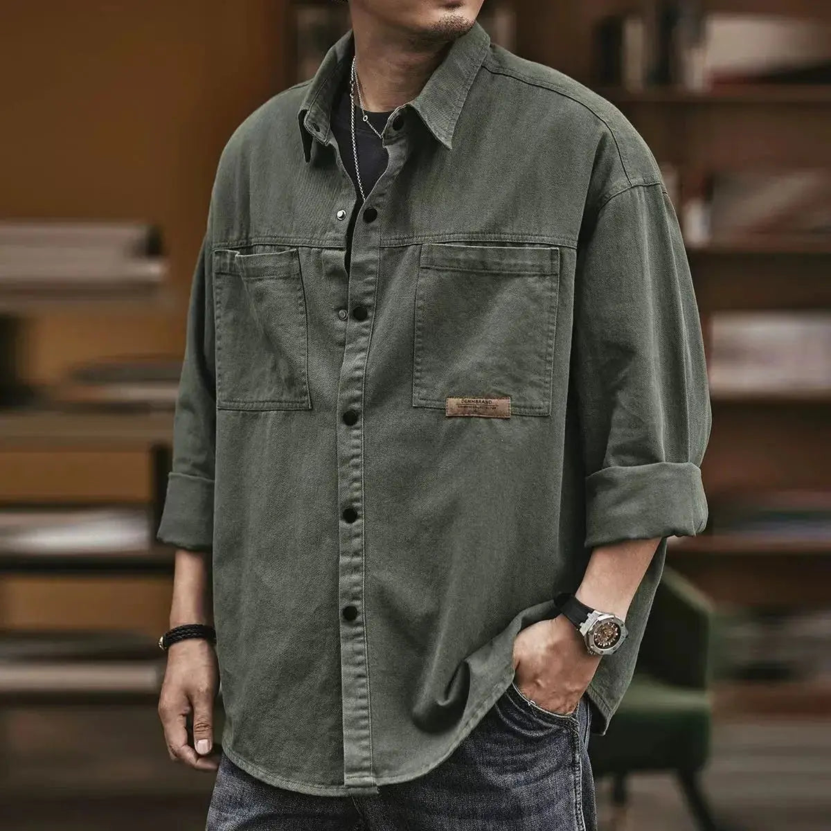 ARMAN RELAXED SHIRT JACKET