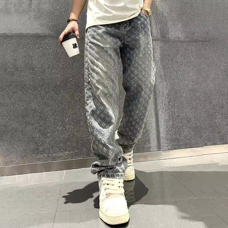 ENZO JACQUARD JEANS