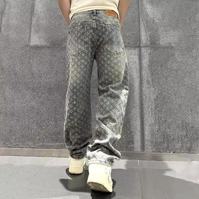 ENZO JACQUARD JEANS