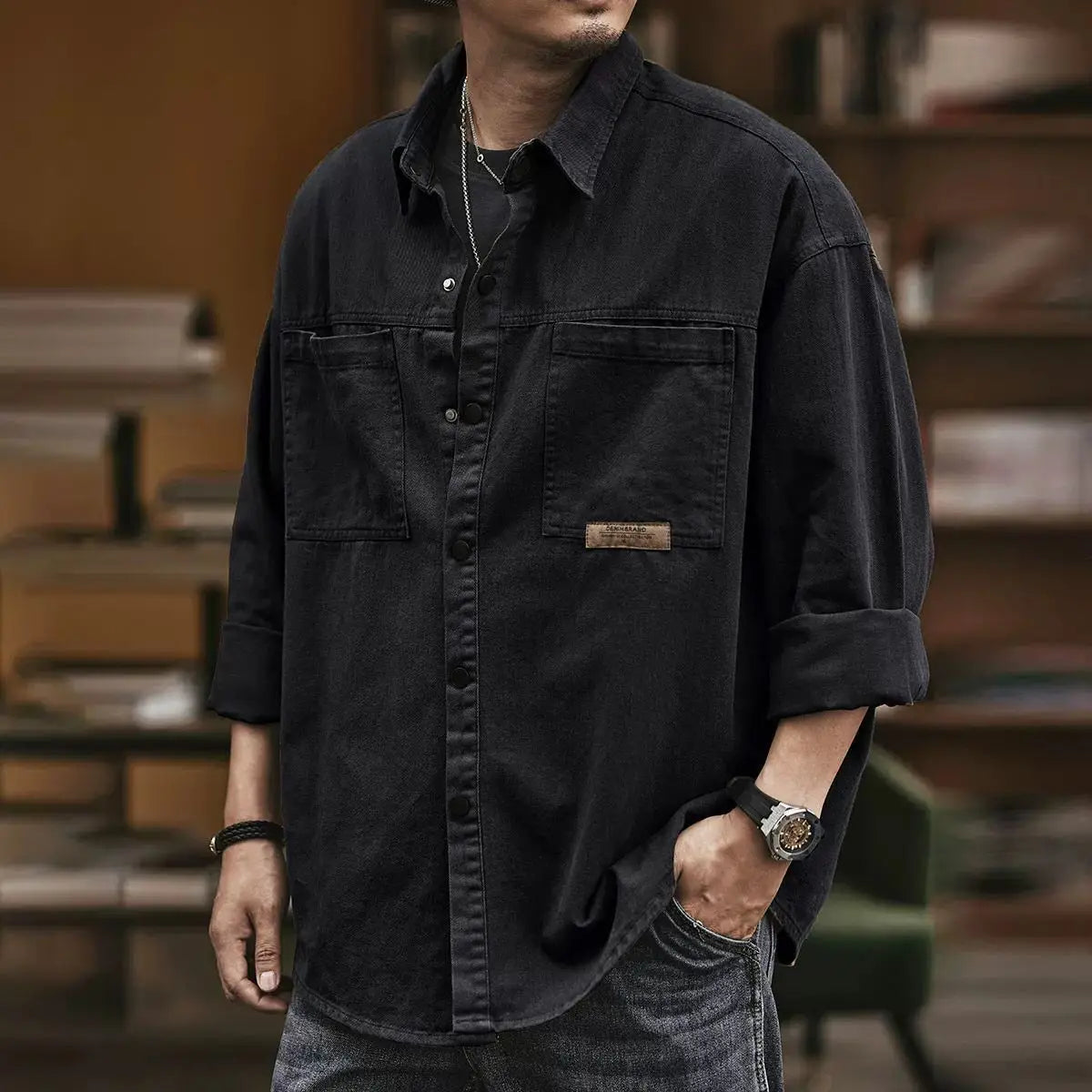 ARMAN RELAXED SHIRT JACKET