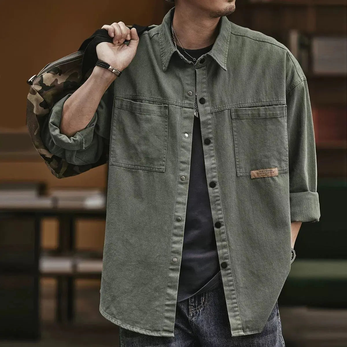 ARMAN RELAXED SHIRT JACKET