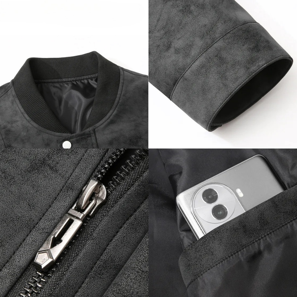GIOVANNI SUEDE BOMBER JACKET