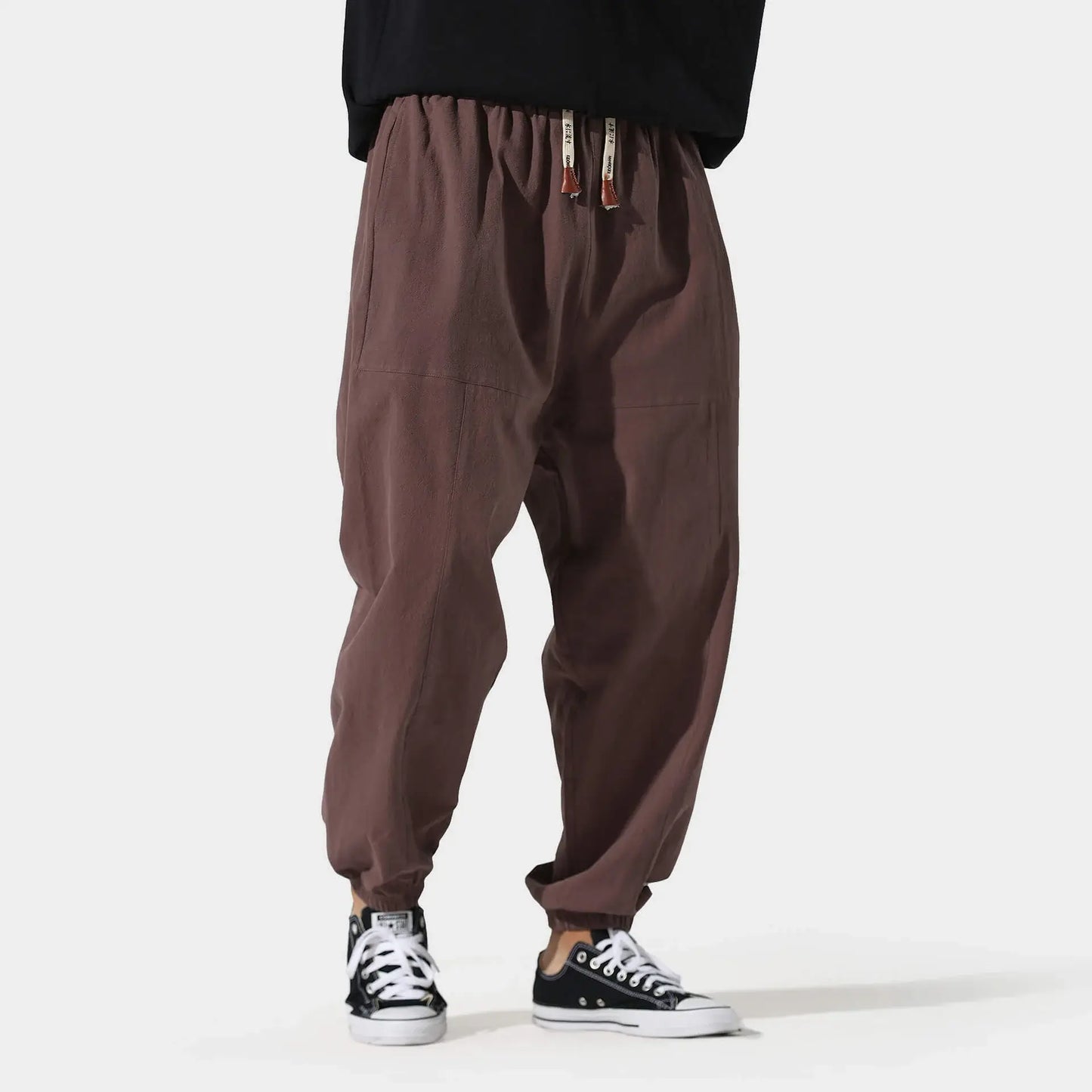 Tokyo Pleated Cotton Pant
