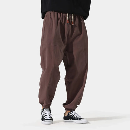 Tokyo Pleated Cotton Pant