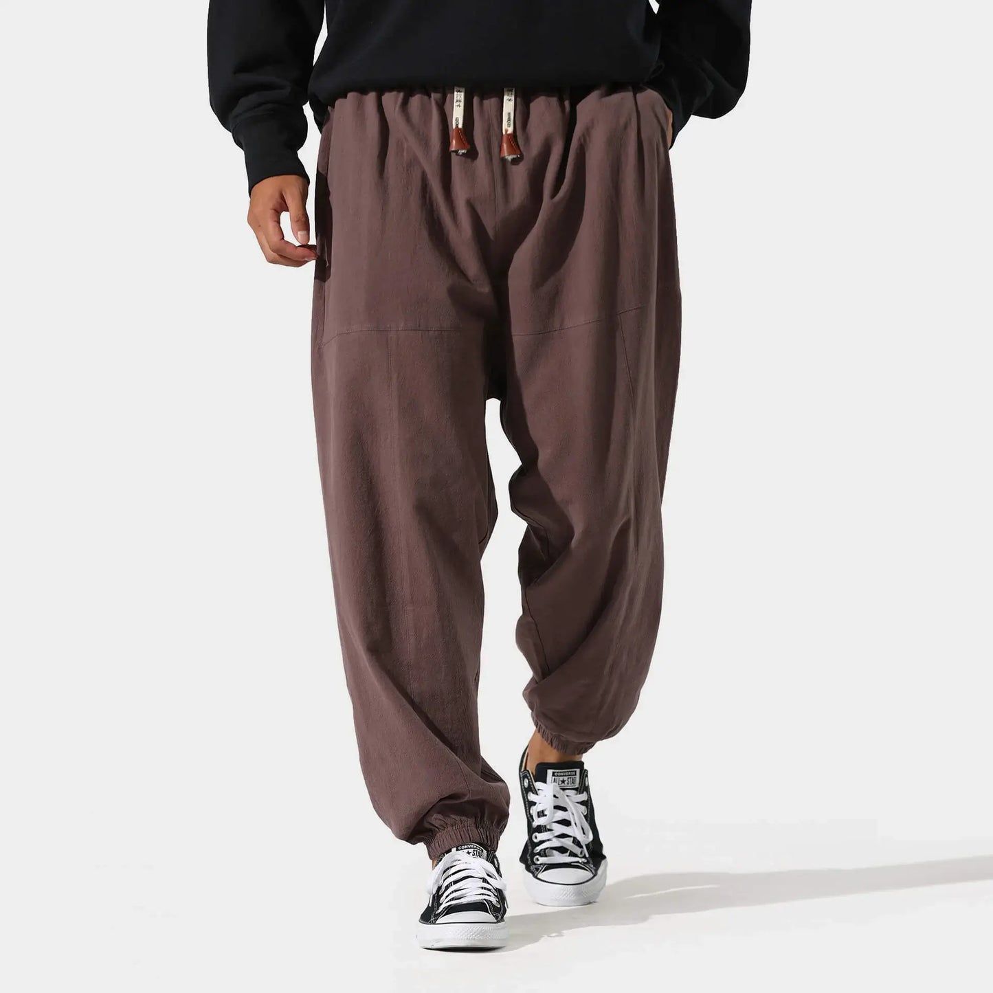Tokyo Pleated Cotton Pant