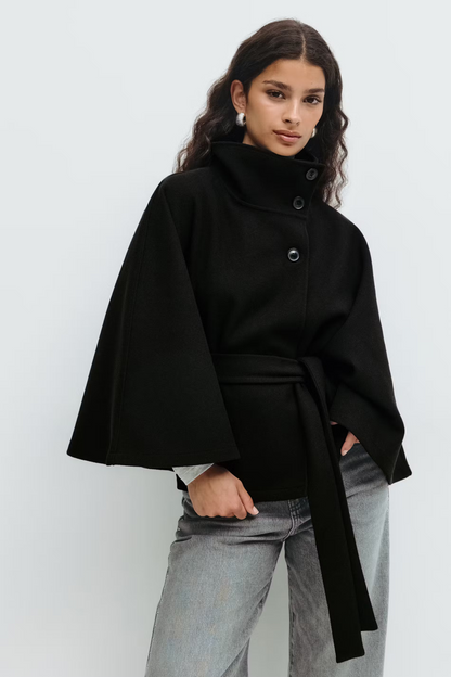 ISABELLA CHIC BELT CAPE JACKET