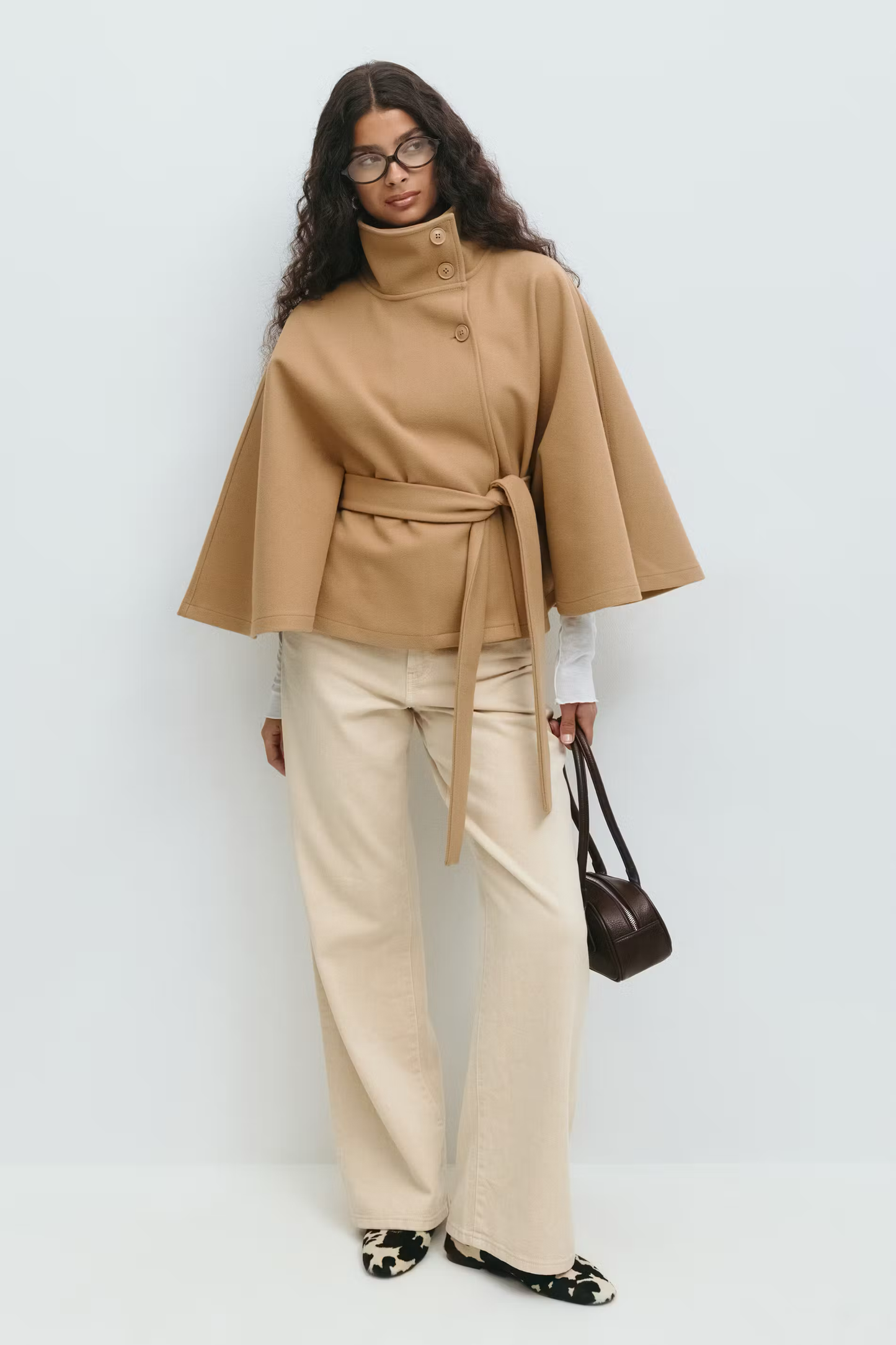 ISABELLA CHIC BELT CAPE JACKET