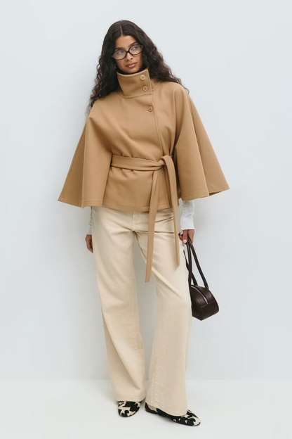 ISABELLA CHIC BELT CAPE JACKET