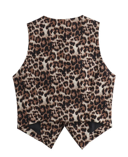 VALENTINA FIERCE PRINT VEST